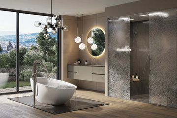 RUBY INFINITY - Freestanding oval bathtub by MOMA Design - view 3